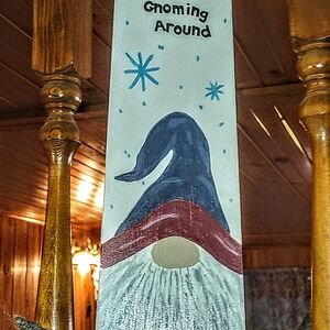 Festive Gnome Wooden Holiday Decor